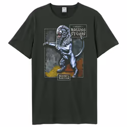 Amplified Mens Bridges To Babylon The Rolling Stones T-Shirt - 3XL, Charcoal