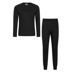 Mountain Warehouse Mens Talus Thermal Base Layer Set - 3XL, Black