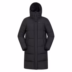 Mountain Warehouse Womens/Ladies Andes Extreme Long Down Jacket - 20 UK, Black