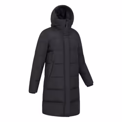 Mountain Warehouse Womens/Ladies Andes Extreme Long Down Jacket - 20 UK, Black