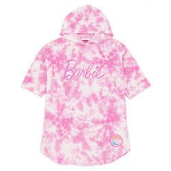 Barbie Girls Tie Dye Poncho - 3-6 Years, Pink