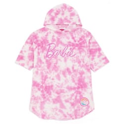 Barbie Girls Tie Dye Poncho - 7-10 Years, Pink