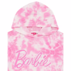 Barbie Girls Tie Dye Poncho - 7-10 Years, Pink