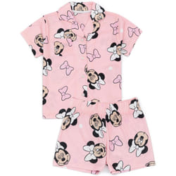 Disney Girls Minnie Mouse Pyjama Set - 4-5 Years, Pink