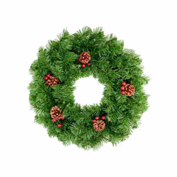 Premier Christmas Berries & Cones Wreath