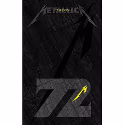 Metallica 72 Charred Textile Poster