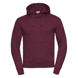 Russell Mens Authentic Hoodie - XS, Burgundy