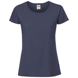 Fruit Of The Loom Womens/Ladies Iconic Ringspun Cotton T-Shirt - XS, Navy
