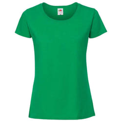 Fruit Of The Loom Womens/Ladies Iconic Ringspun Cotton T-Shirt - XS, Kelly Green
