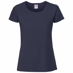 Fruit Of The Loom Womens/Ladies Iconic Ringspun Cotton T-Shirt - XS, Deep Navy