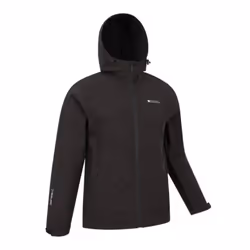 Mountain Warehouse Mens Exodus Showerproof Soft Shell Jacket - M, Charcoal