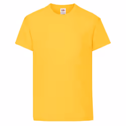 Fruit of the Loom Childrens/Kids Original Cotton T-Shirt - 12-13 Years, Sunflower