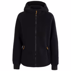 Trespass Womens/Ladies Reel Leather Fleece Jacket - XS, Black
