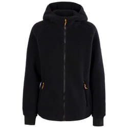 Trespass Womens/Ladies Reel Leather Fleece Jacket - XS, Black