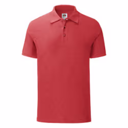 Fruit of the Loom Mens Iconic Polo Shirt - S, Heather Red