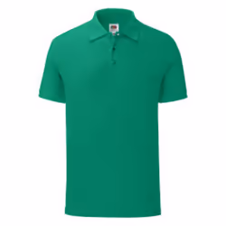 Fruit of the Loom Mens Iconic Polo Shirt - S, Green Heather