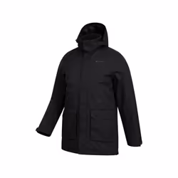 Mountain Warehouse Mens Ranger Padded Parka - XXS, Black