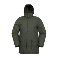 Mountain Warehouse Mens Ranger Padded Parka - 3XL, Khaki Green