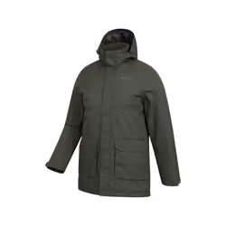 Mountain Warehouse Mens Ranger Padded Parka - XXS, Khaki Green