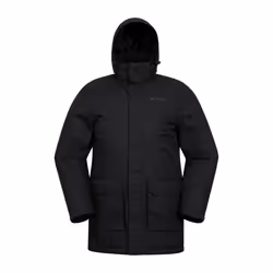 Mountain Warehouse Mens Ranger Padded Parka - L, Black