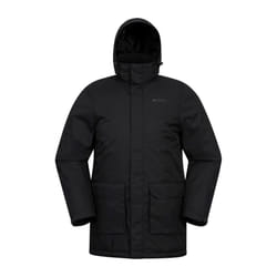 Mountain Warehouse Mens Ranger Padded Parka - L, Black
