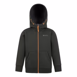 Mountain Warehouse Childrens/Kids Nordic II Full Zip Hoodie - 7-8 Years, Khaki Green