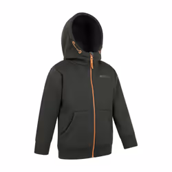 Mountain Warehouse Childrens/Kids Nordic II Full Zip Hoodie - 7-8 Years, Khaki Green