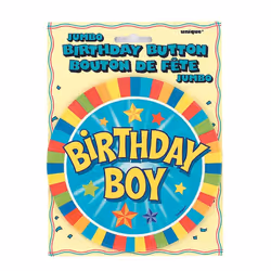 Unique Party Birthday Boy Jumbo Badge