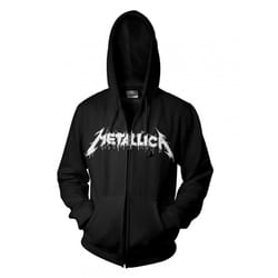 Metallica Unisex Adult One Full Zip Hoodie - S, Black