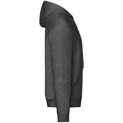 Fruit of the Loom Mens Hooded Sweatshirt - S, Dark Heather