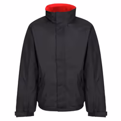 Regatta Mens Dover Waterproof Insulated Jacket - XS, Black/Red