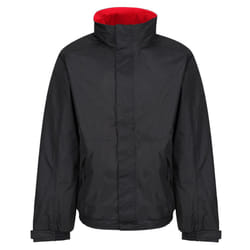 Regatta Mens Dover Waterproof Insulated Jacket - XS, Black/Red