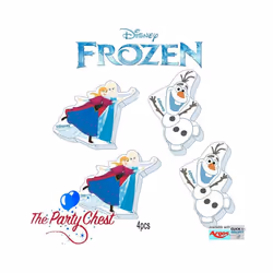 Frozen Characters Erasers (Pack of 4)