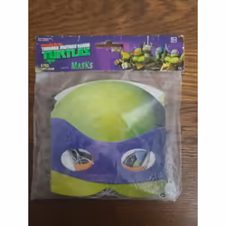 Teenage Mutant Ninja Turtles Paper Mask (Pack of 8)
