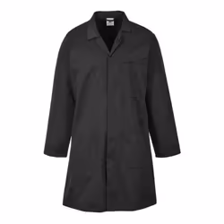Portwest Unisex Adult Fortis Plus Lab Coat - XS, Black