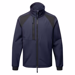 Portwest Mens 2 Layer Soft Shell Jacket - L, Dark Navy