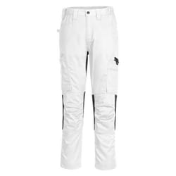 Portwest Unisex Adult Stretch Work Trousers - 48R, White