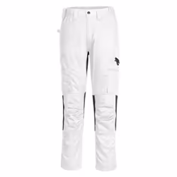 Portwest Unisex Adult Stretch Work Trousers - 42R, White