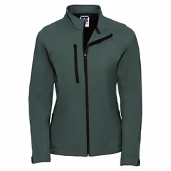 Russell Womens/Ladies 3 Layer Soft Shell Jacket - S, Bottle Green