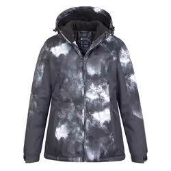Mountain Warehouse Womens/Ladies Dawn II Printed Ski Jacket - 10 UK, Black
