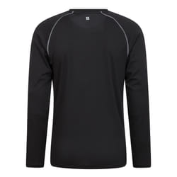 Mountain Warehouse Mens Endurance Long-Sleeved T-Shirt - XXS, Jet Black
