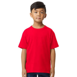 Gildan Childrens/Kids Midweight Soft Touch T-Shirt - S, Red