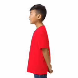 Gildan Childrens/Kids Midweight Soft Touch T-Shirt - S, Red