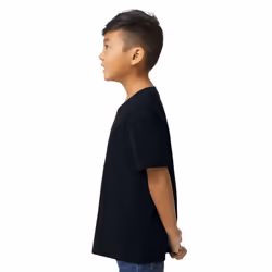 Gildan Childrens/Kids Midweight Soft Touch T-Shirt - XS, Pitch Black