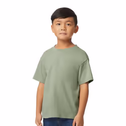 Gildan Childrens/Kids Midweight Soft Touch T-Shirt - S, Sage