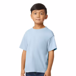 Gildan Childrens/Kids Midweight Soft Touch T-Shirt - XS, Light Blue