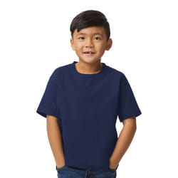 Gildan Childrens/Kids Midweight Soft Touch T-Shirt - XS, Navy Blue