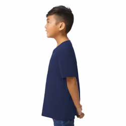 Gildan Childrens/Kids Midweight Soft Touch T-Shirt - XS, Navy Blue