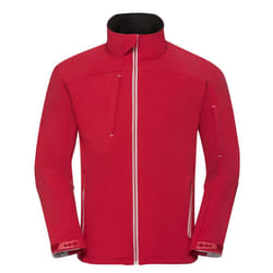 Russell Mens Bionic Softshell Jacket - XS, Classic Red