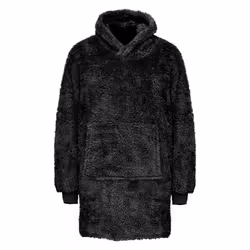 Ribbon Unisex Adult Teddy Fleece Oversized Hoodie